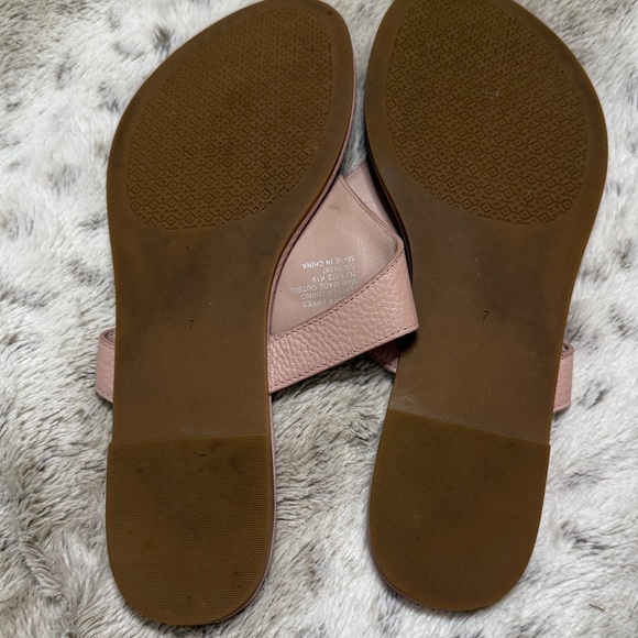 Tory Burch Blush Leather Sandals - Picture 4 of 4